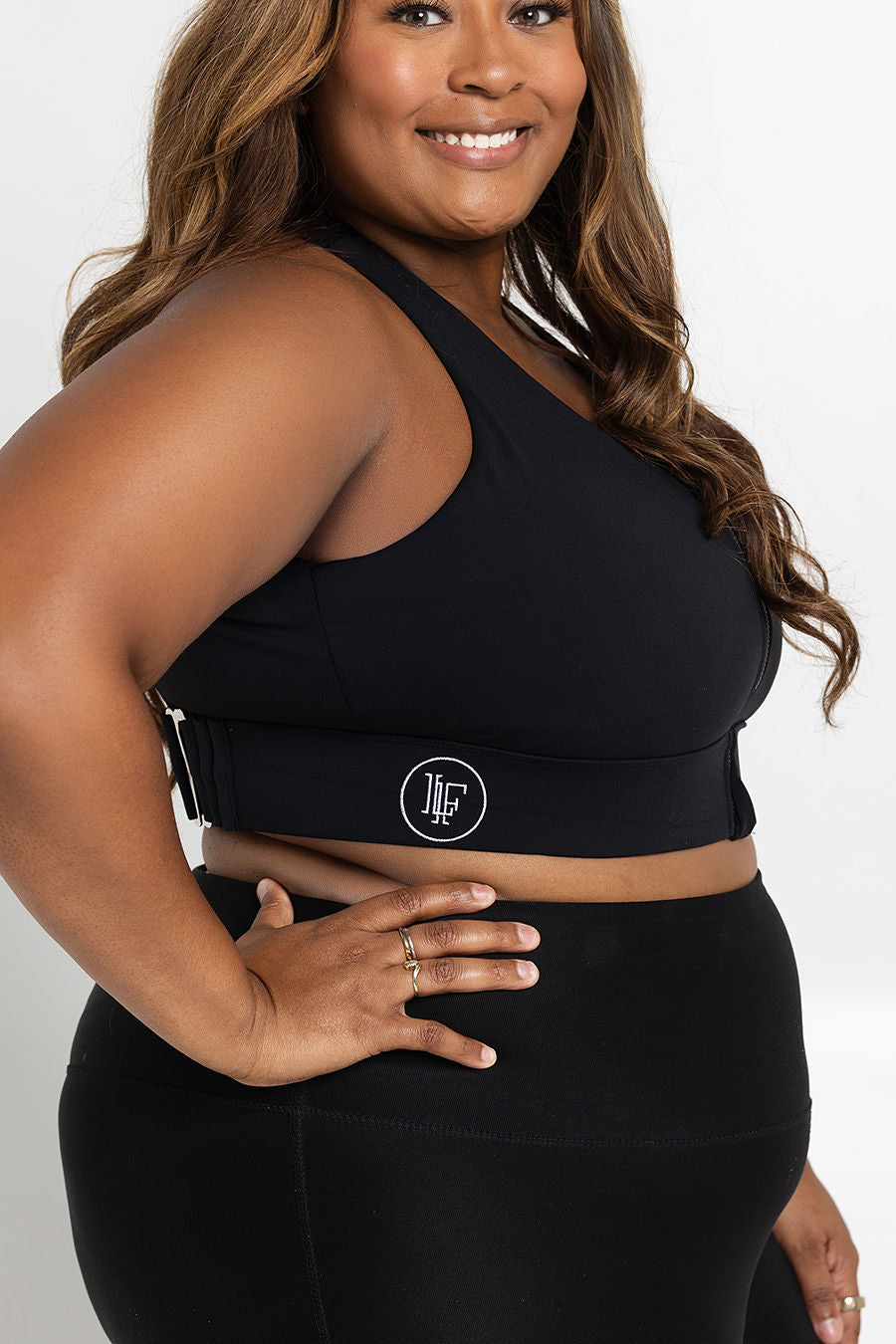 THE TREADMILL BRA- BLACK