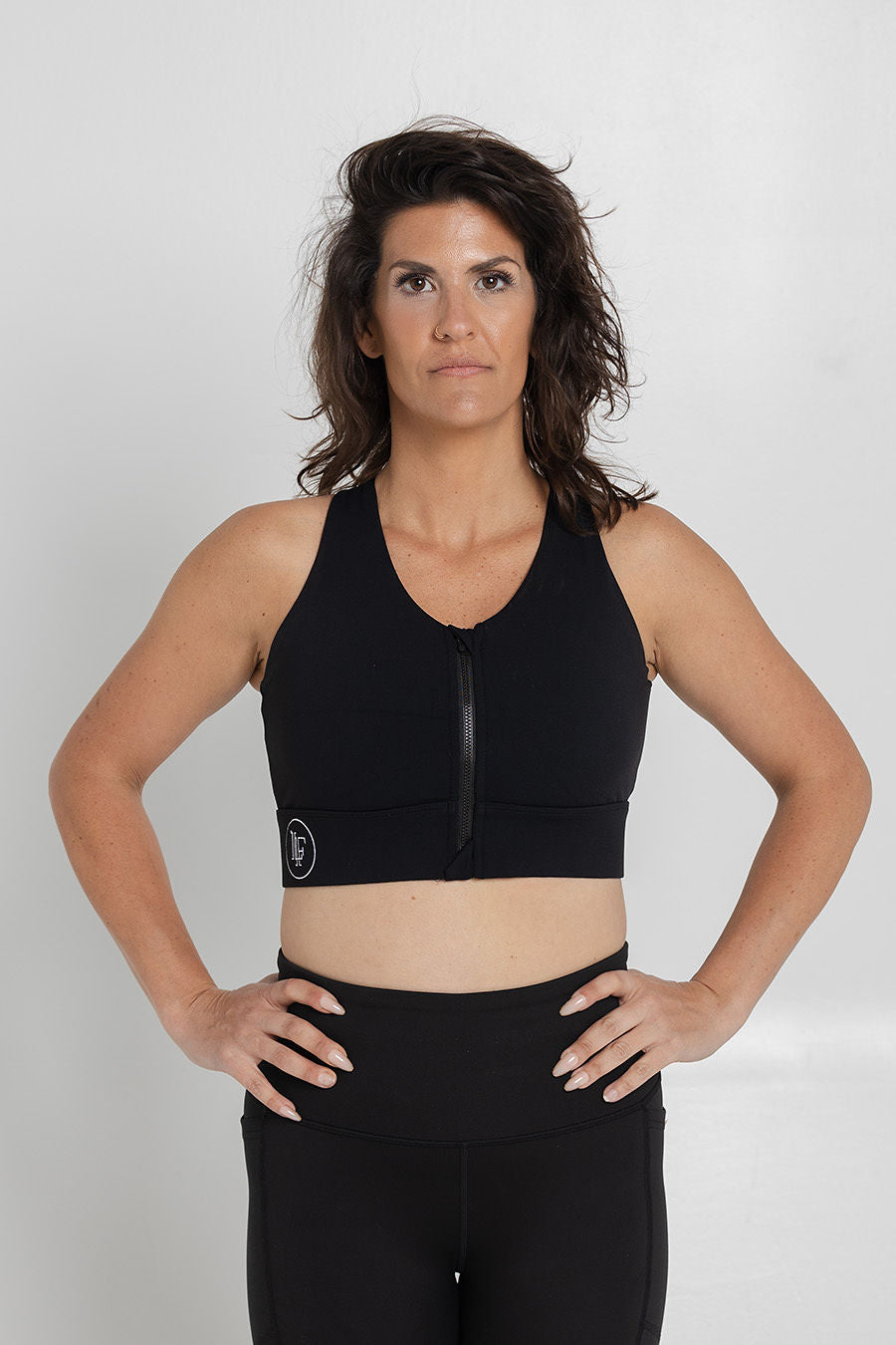 THE TREADMILL BRA- BLACK