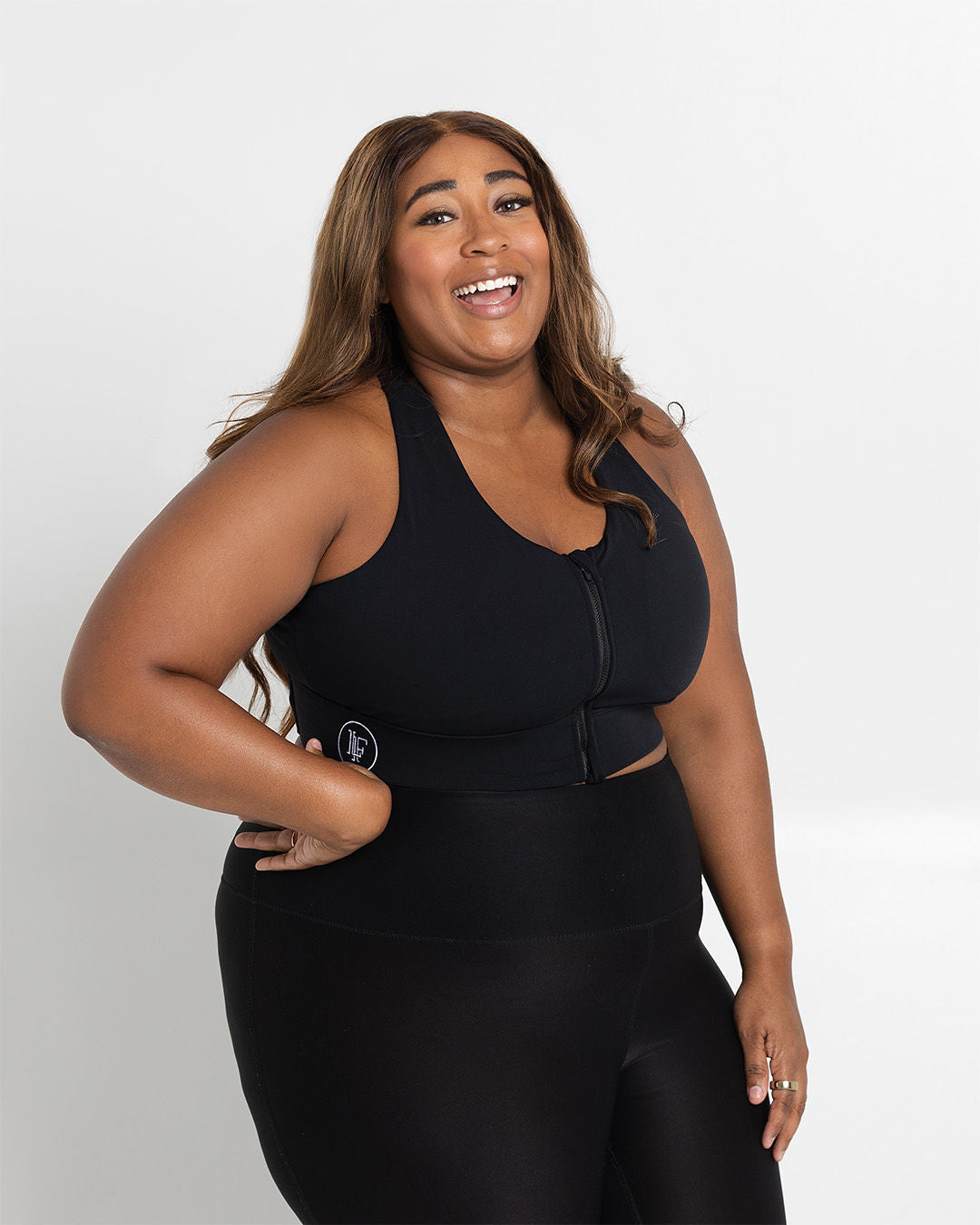 THE TREADMILL BRA- BLACK