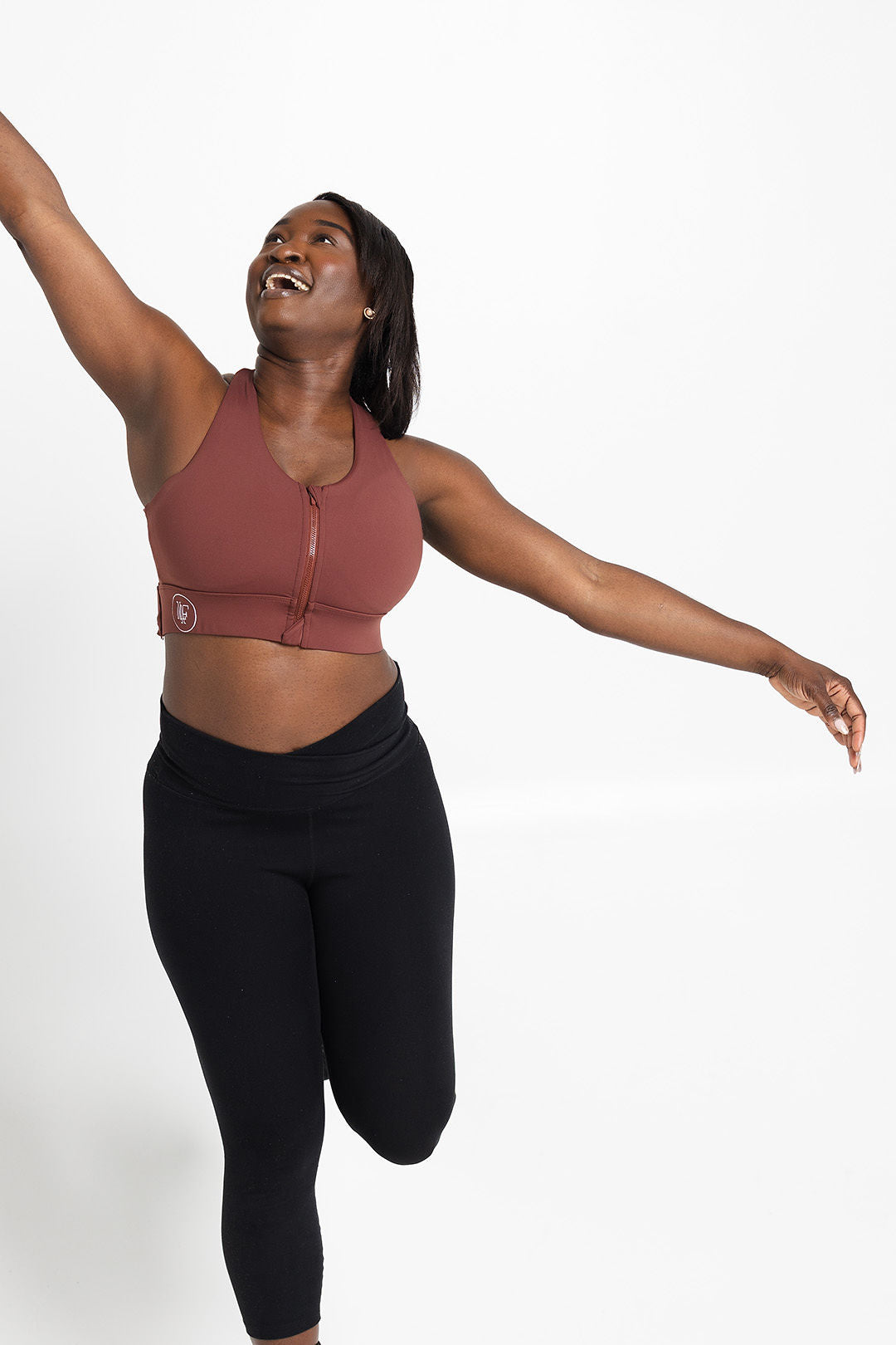 THE TREADMILL BRA- CHOCOLATE BROWN